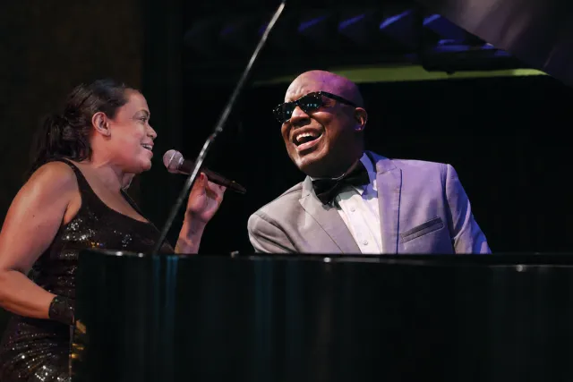 "Forever Ray" Honoring The Music Of Ray Charles featuring Kenny Brawner as the voice of Ray and Former Ray Charles Raelette Angela Workman