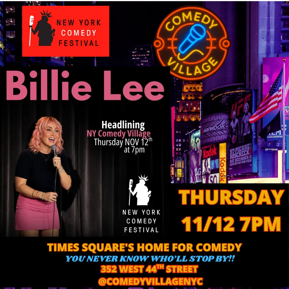 New York Comedy Festival | Billie Lee November 12th @7pm